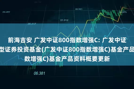 前海吉安 广发中证800指数增强C: 广发中证800指数增强型证券投资基金(广发中证800指数增强C)基金产品资料概要更新