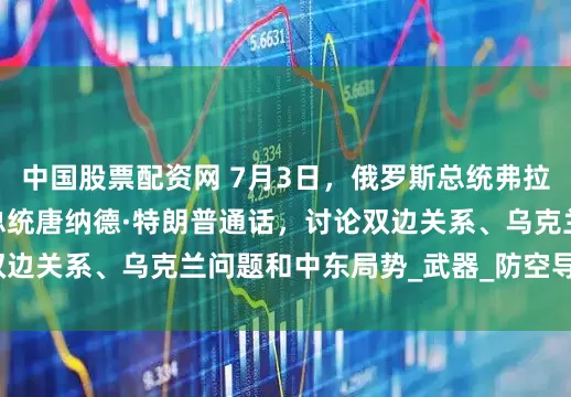 中国股票配资网 7月3日，俄罗斯总统弗拉基米尔·普京与美国总统唐纳德·特朗普通话，讨论双边关系、乌克兰问题和中东局势_武器_防空导弹_俄方