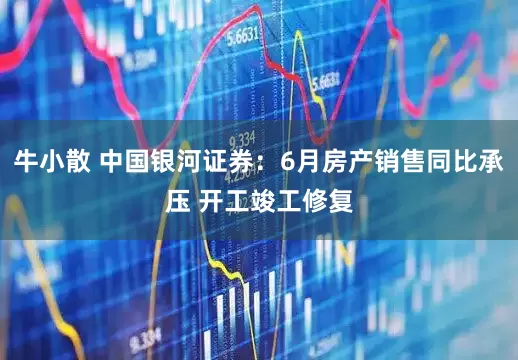牛小散 中国银河证券：6月房产销售同比承压 开工竣工修复